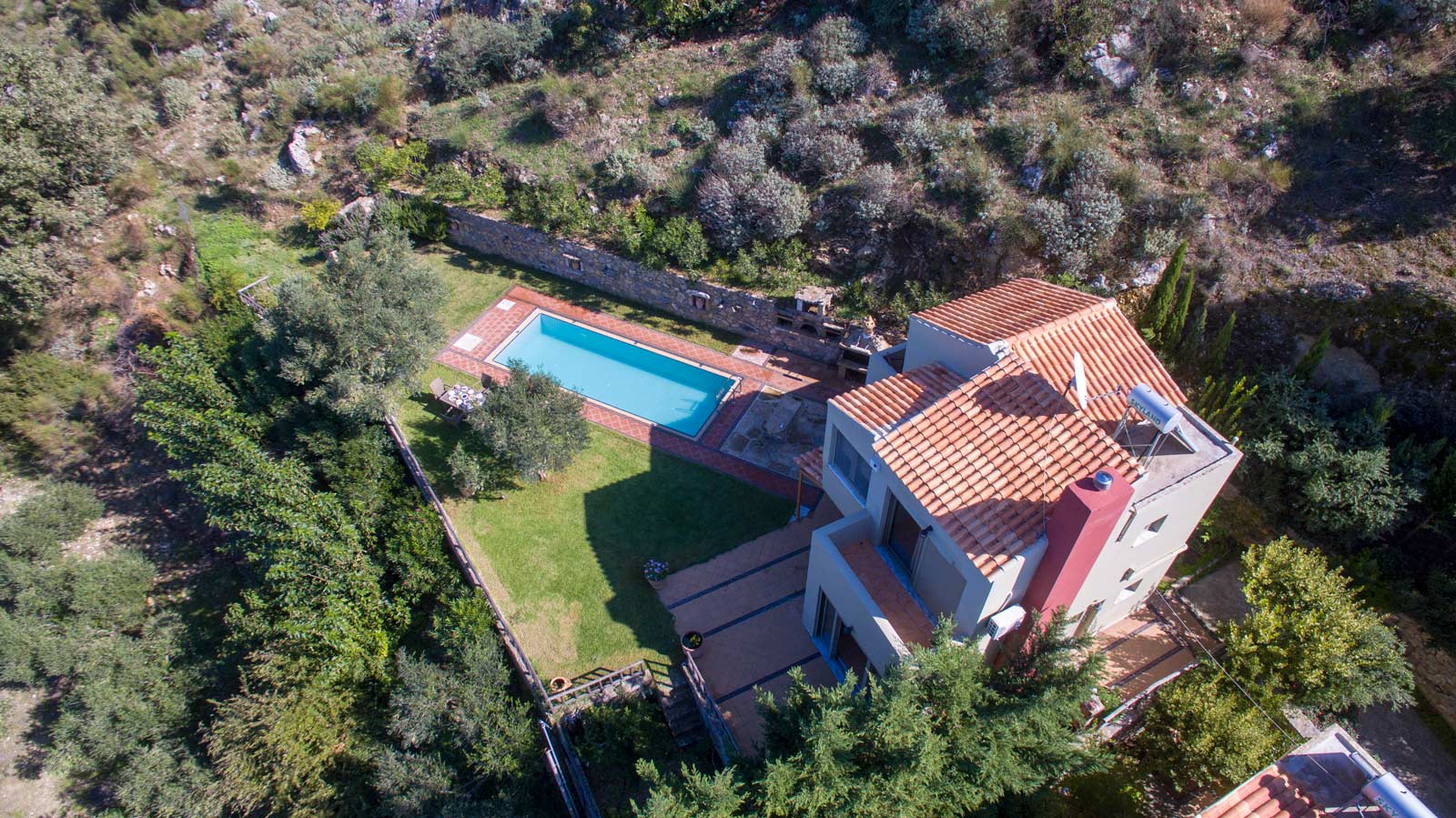 Villa from above